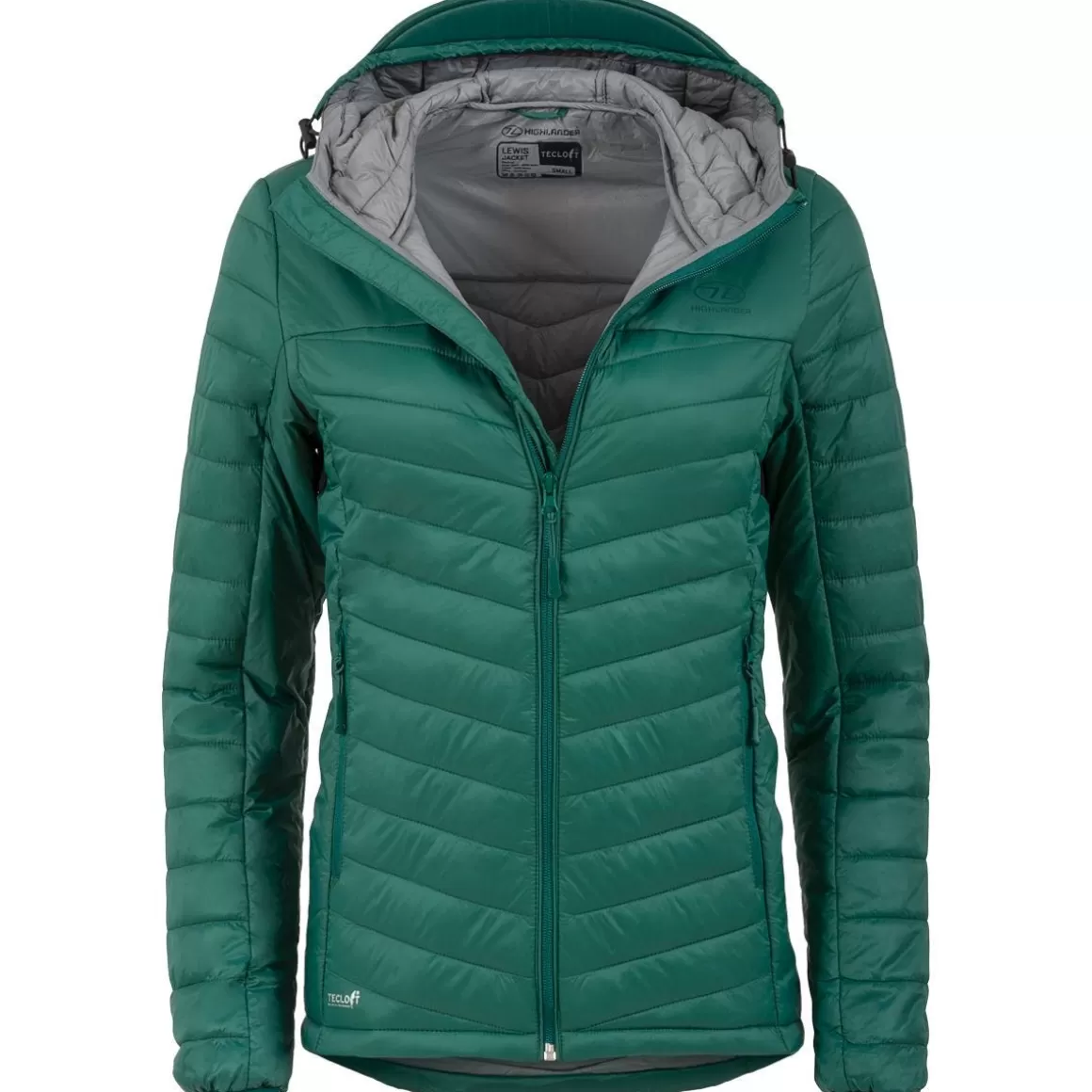 Wisport Jackets>Highlander Womens Lewis Insulated Jacket Forest Green