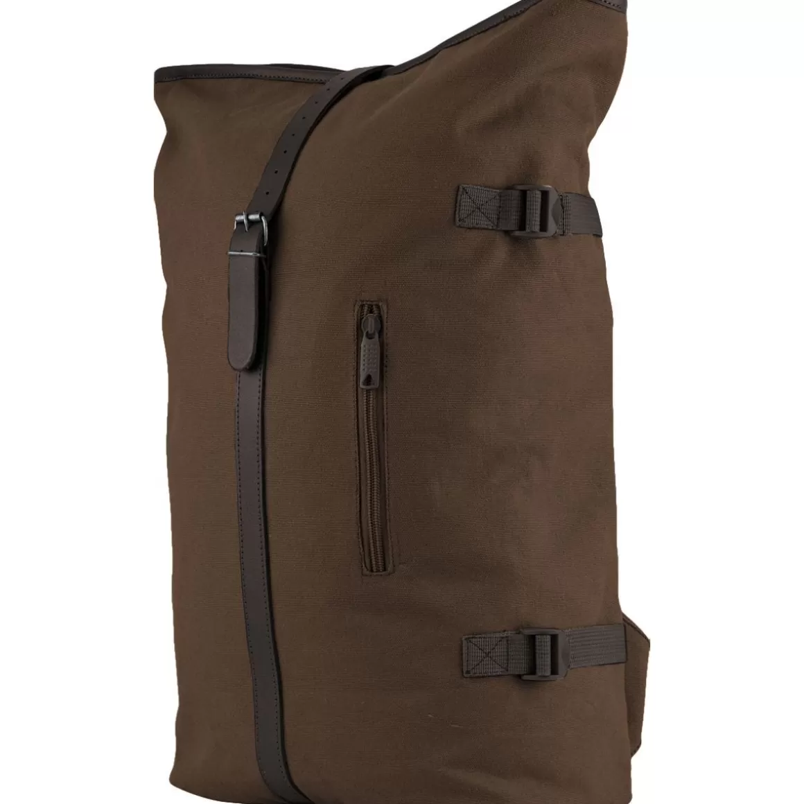 Jack Pyke Backpacks & Rucksacks> Canvas Fold Top Rucksack Brown