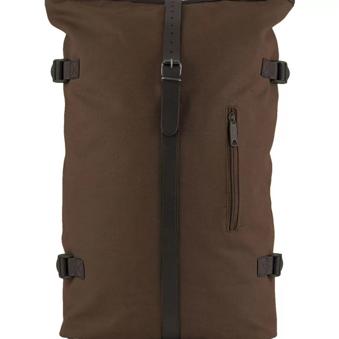 Jack Pyke Backpacks & Rucksacks> Canvas Fold Top Rucksack Brown