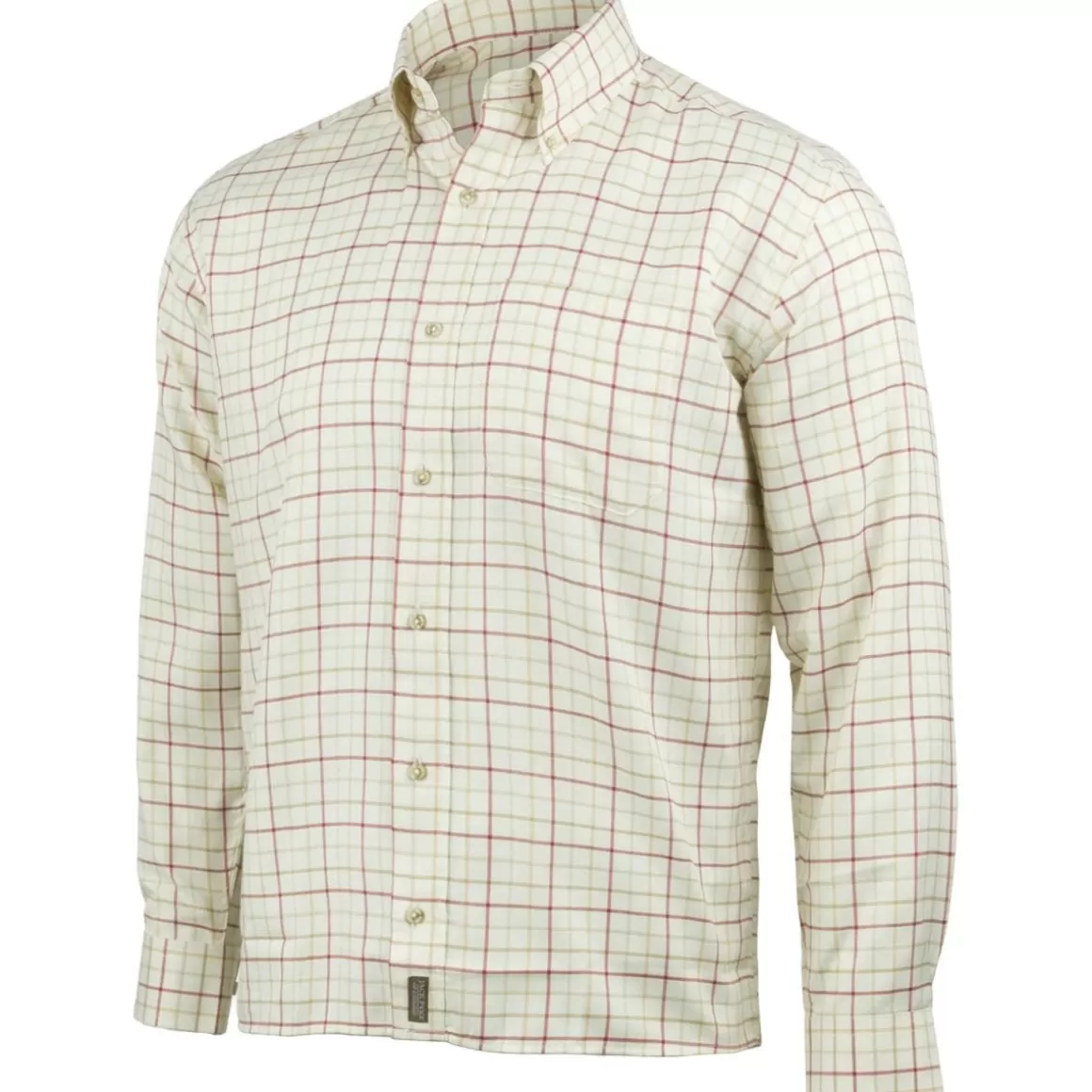 Jack Pyke Clothing> Countryman Check Shirt Burgundy