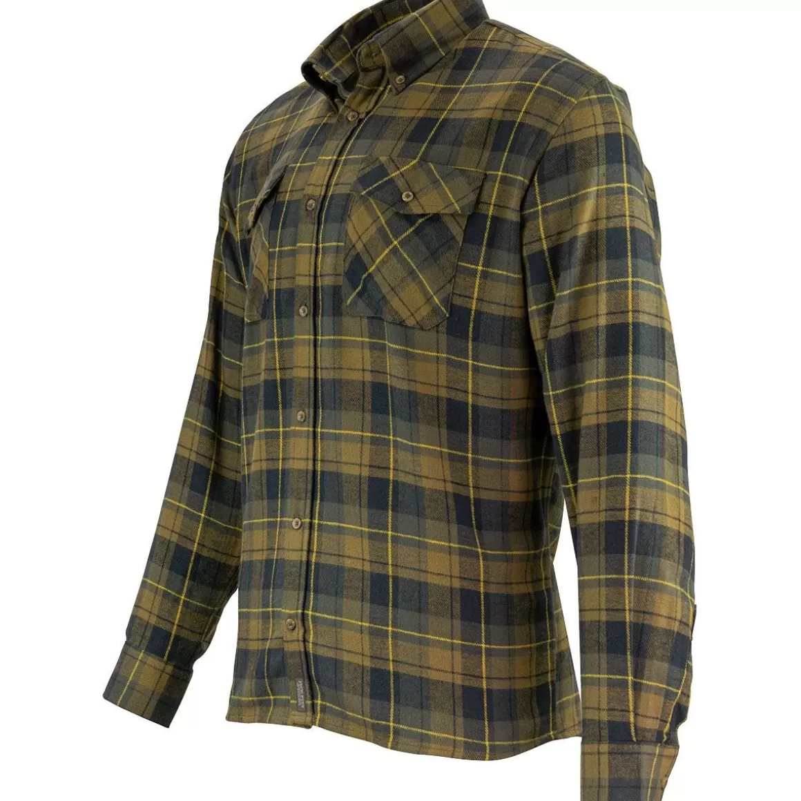 Jack Pyke Clothing> Flannel Shirt Brown