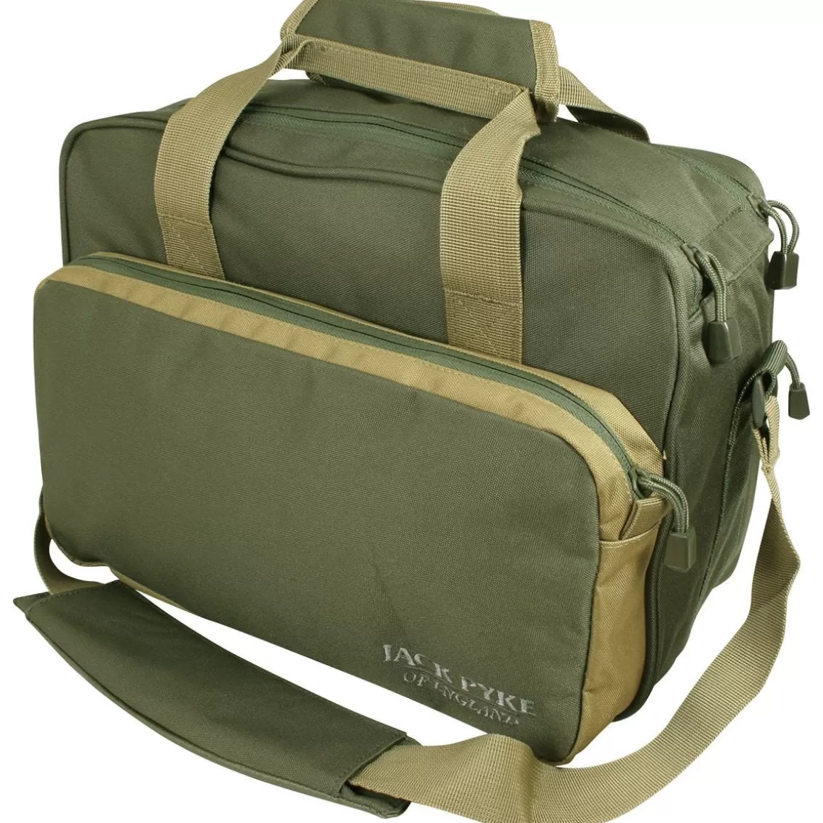 Jack Pyke Tool/Utility Bags> Sporting Shoulder Bag Green/Tan