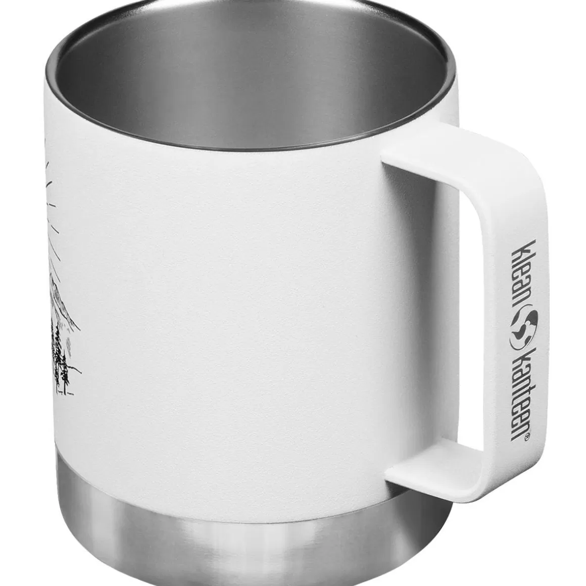 Klean Kanteen Water & Hydration> 355Ml Insulated Camp Mug W/Tumbler Lid Mountain-Matte White