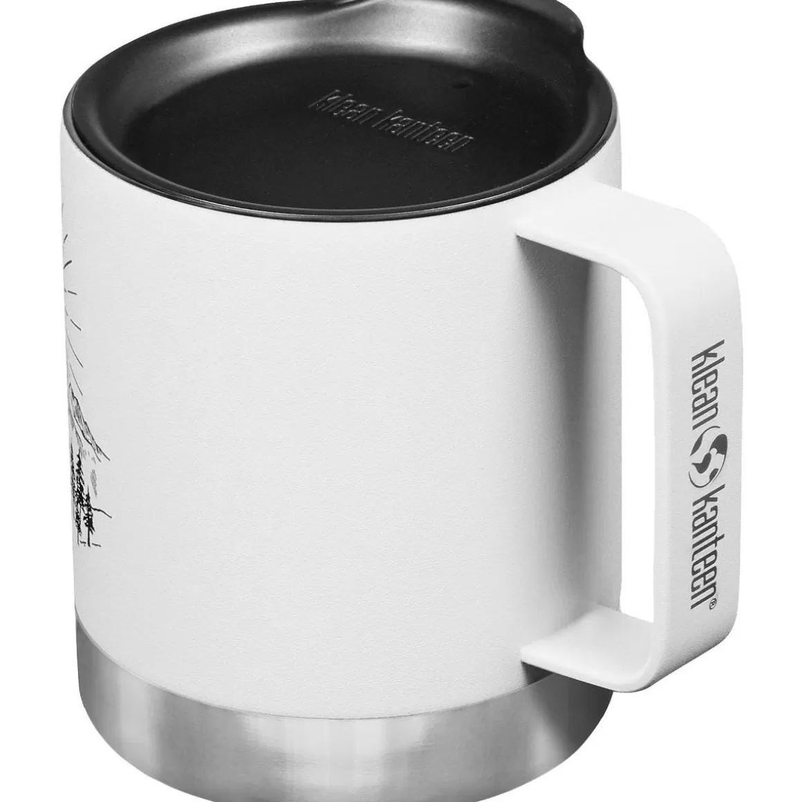 Klean Kanteen Water & Hydration> 355Ml Insulated Camp Mug W/Tumbler Lid Mountain-Matte White