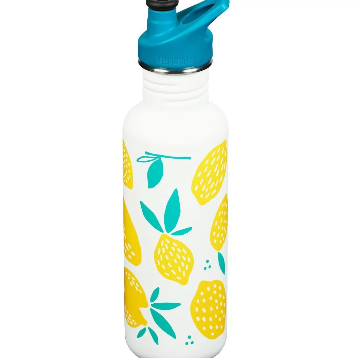 Klean Kanteen Water & Hydration> Classic 800Ml Bottle Sport Cap Lemon