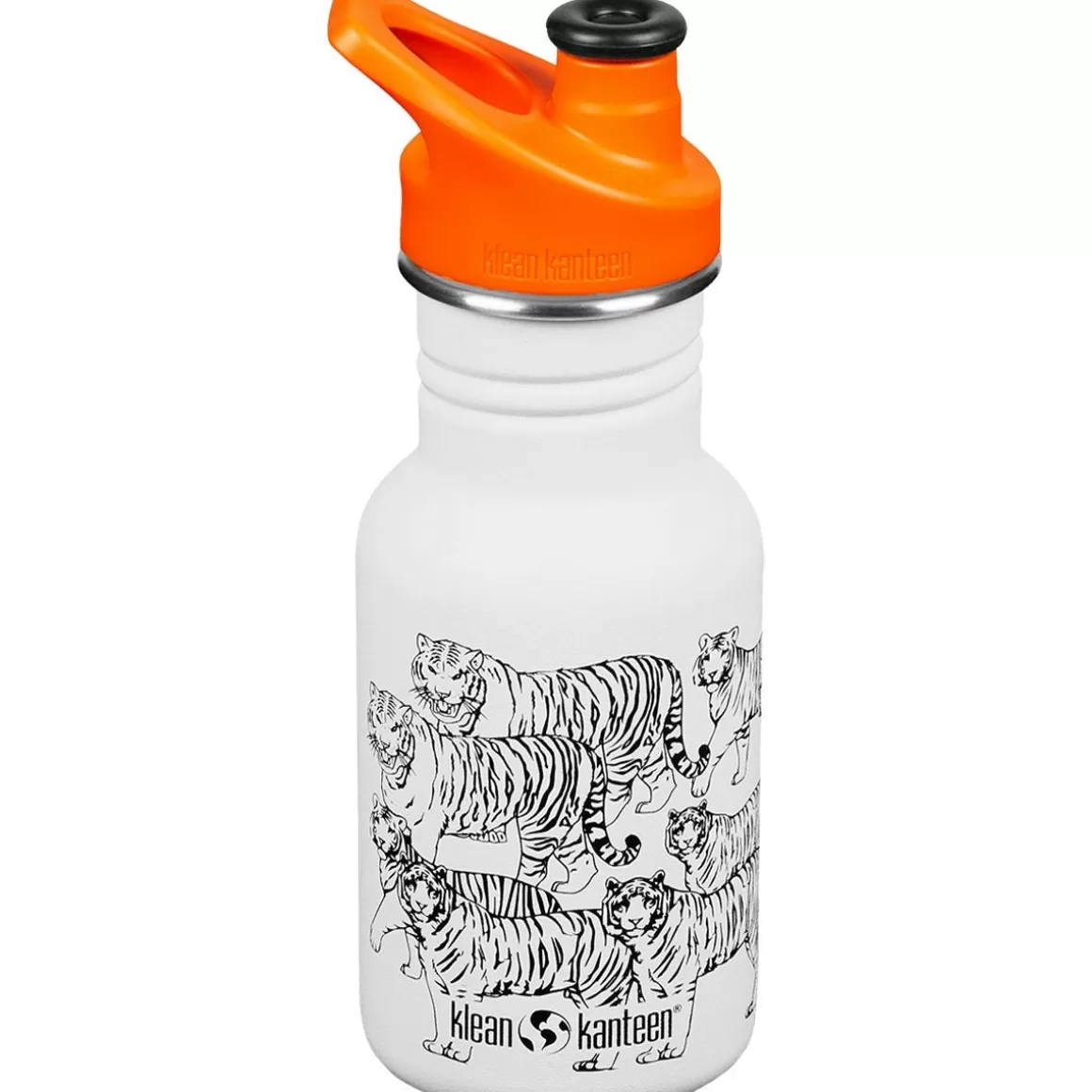 Klean Kanteen Water & Hydration> Kid Kanteen 355Ml Classic Narrow Bottle Sport Cap Tigers