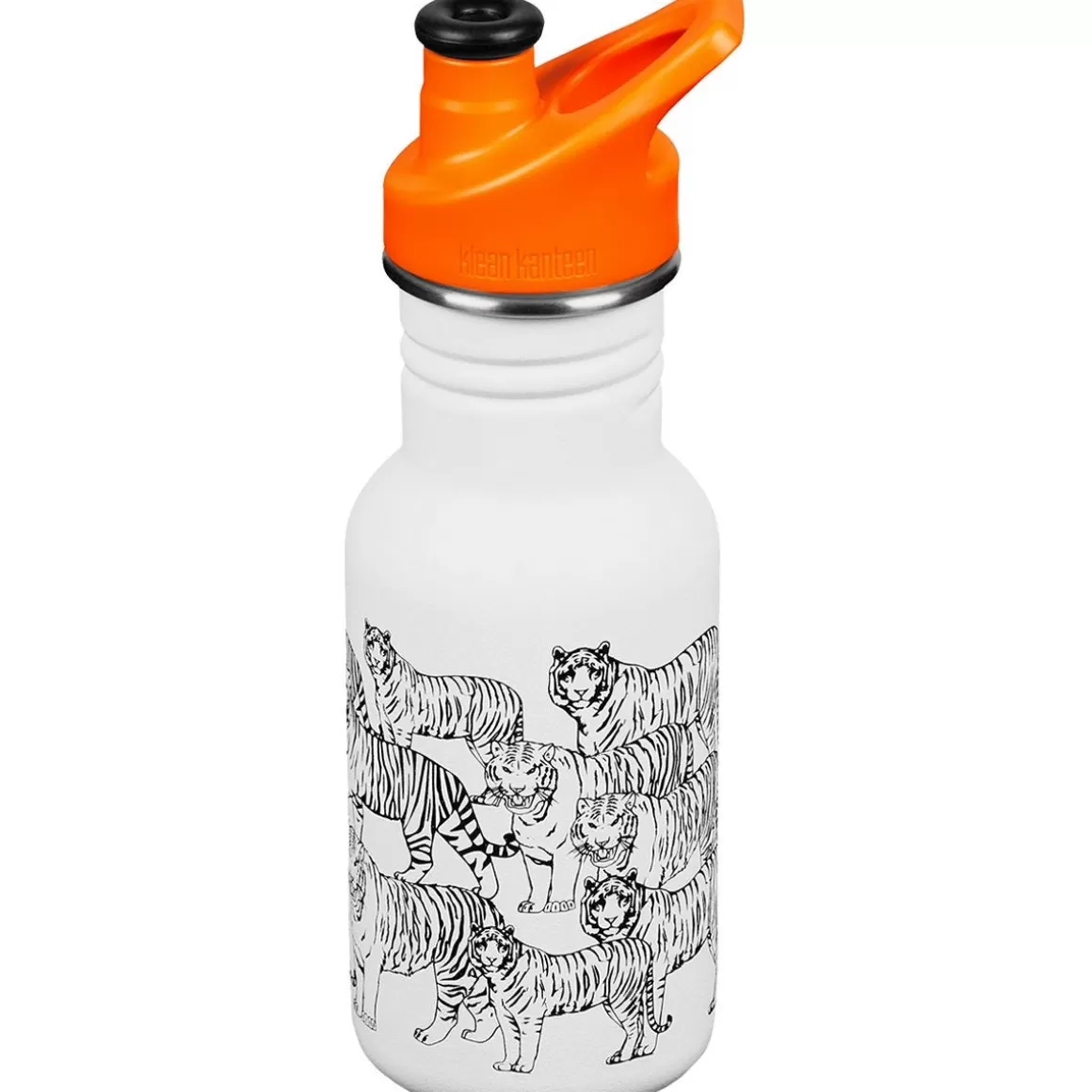 Klean Kanteen Water & Hydration> Kid Kanteen 355Ml Classic Narrow Bottle Sport Cap Tigers
