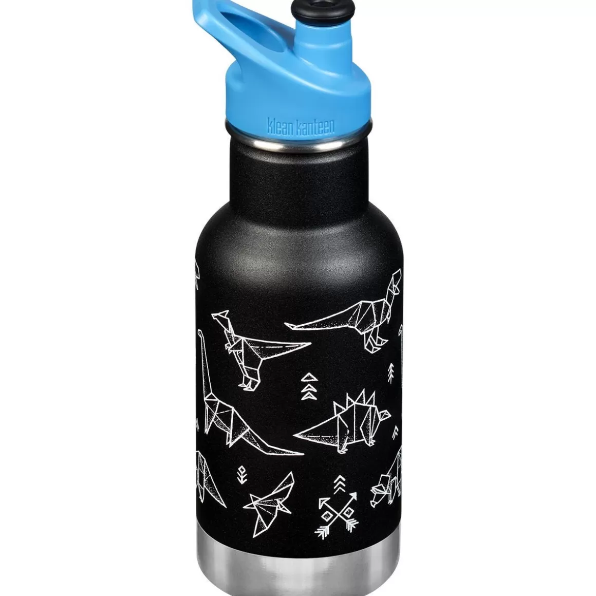 Klean Kanteen Water & Hydration> Kid Sport 355Ml Bottle Sport Cap 3.0 Paper Dinos