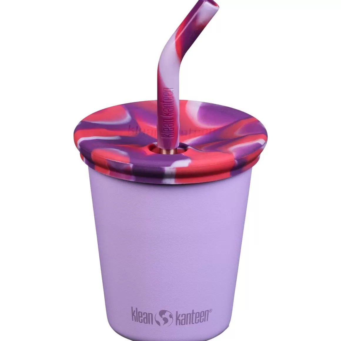 Klean Kanteen Water & Hydration> Kid's Cup 295Ml W/Straw Lid Crocus Petal