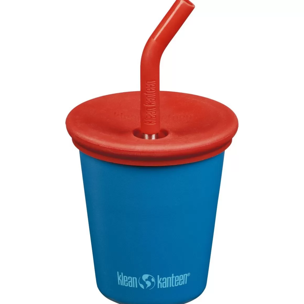 Klean Kanteen Water & Hydration> Kid's Cup 295Ml W/Straw Lid Mykonos Blue