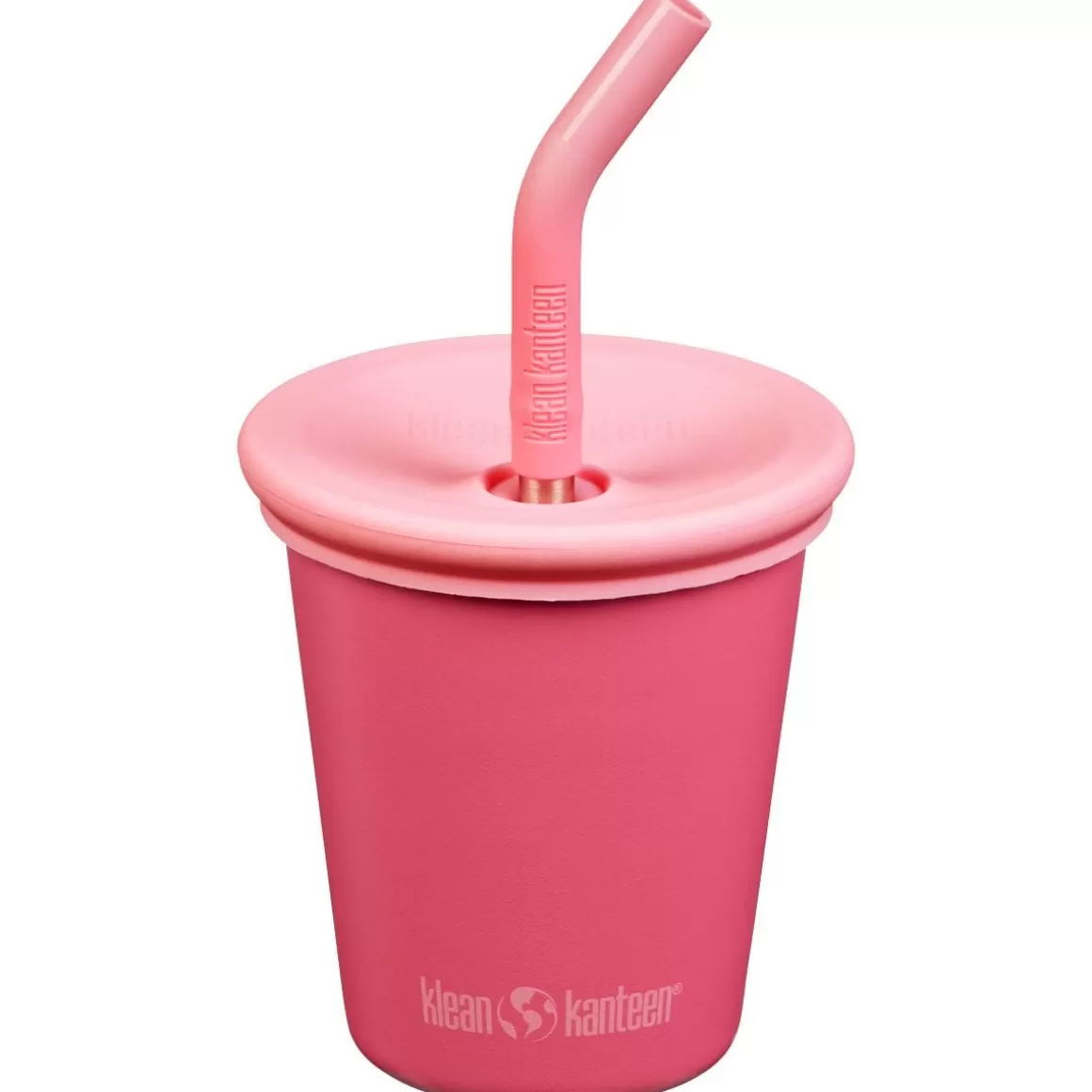 Klean Kanteen Water & Hydration> Kid's Cup 295Ml W/Straw Lid Rouge Red