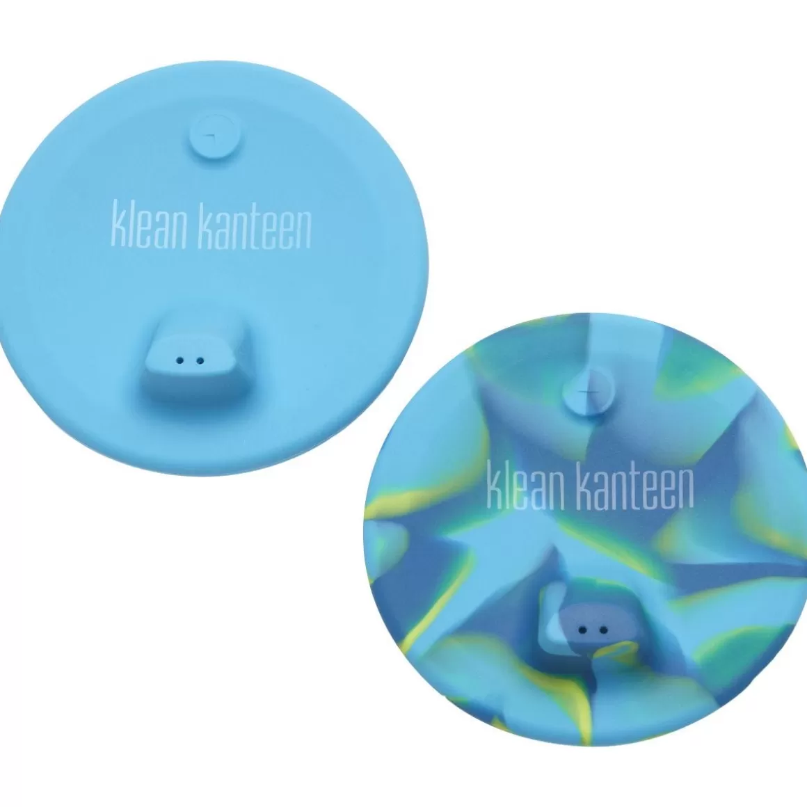 Klean Kanteen Water & Hydration> Kid's Cup Sippy Lid 2-Pack Blue/Blue Tie Dye