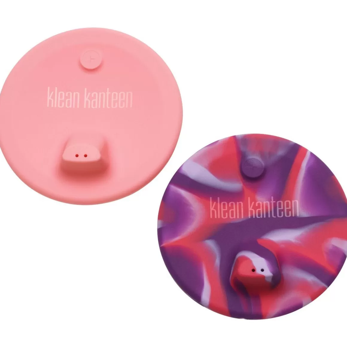 Klean Kanteen Water & Hydration> Kid's Cup Sippy Lid 2-Pack Pink/Pink Tie Dye