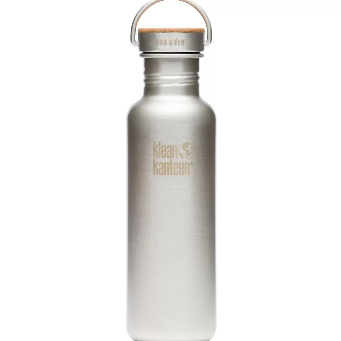 Klean Kanteen Water & Hydration> Reflect 800Ml Bottle Unibody Bamboo Cap Brushed Stainless