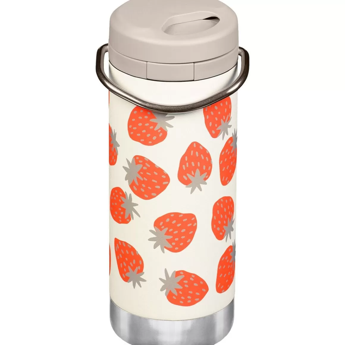 Klean Kanteen Water & Hydration> Tkwide 355Ml Insulated Bottle Twist Cap W/Straw Strawberries