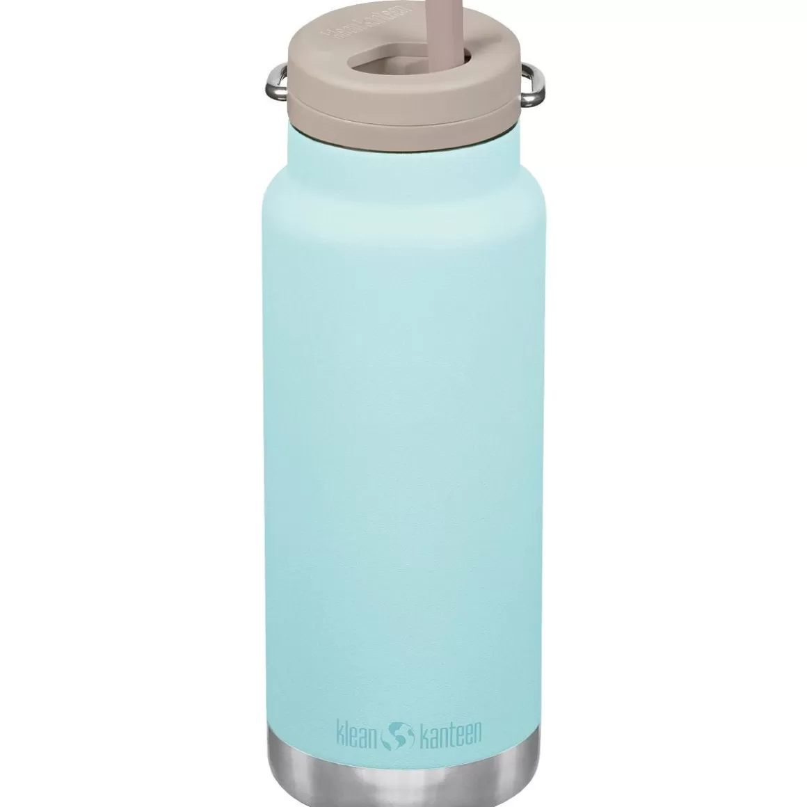 Klean Kanteen Water & Hydration> Tkwide 946Ml Insulated Bottle Twist Cap W/Straw Blue Tint