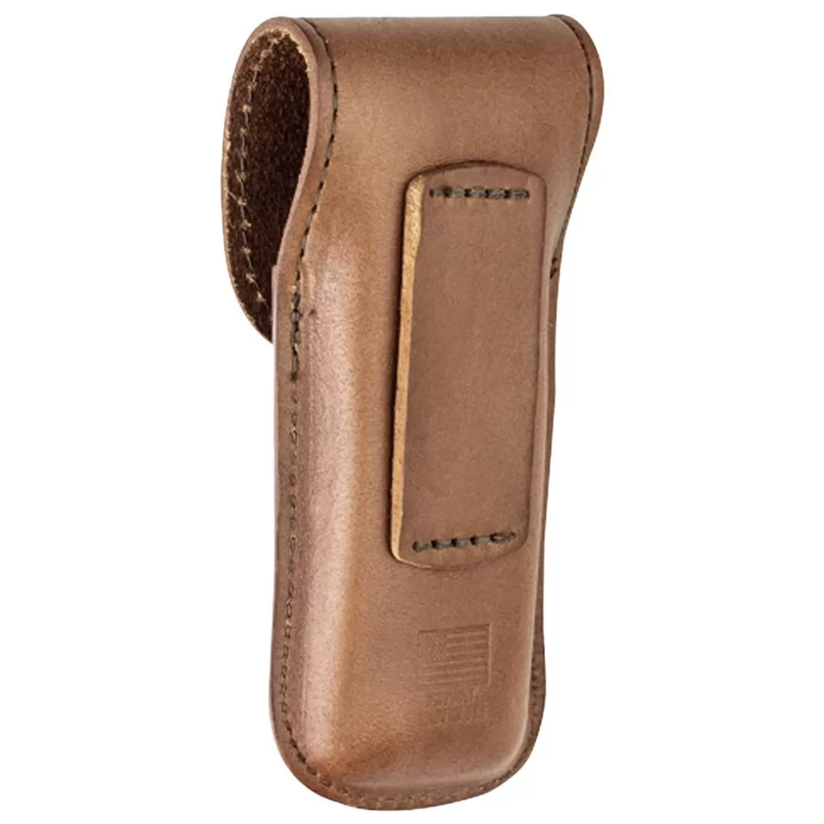 Leatherman Radio Pouches> Heritage Leather Sheath Medium Brown