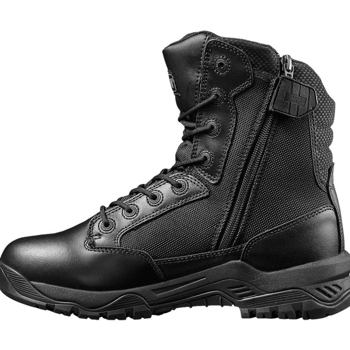 Highlander Boots>Magnum Strike Force 8.0 Side Zip Waterproof Boots Black