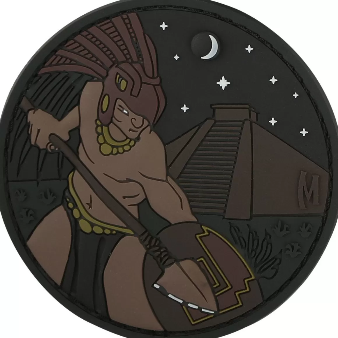 Maxpedition Badges & Patches> Aztec Warrior (Glow) Morale Patch