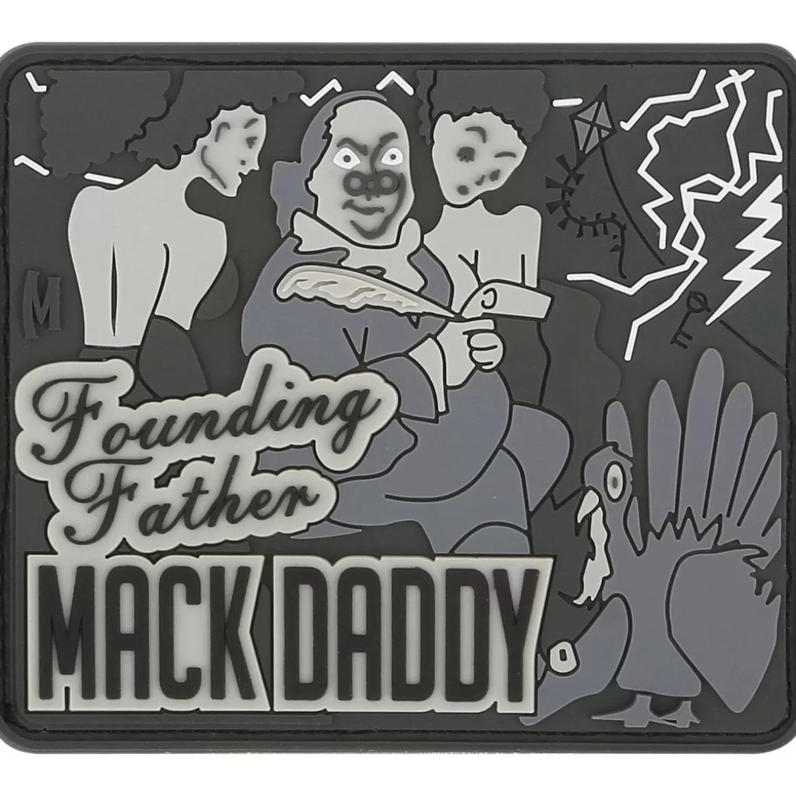 Maxpedition Badges & Patches> Ben Franklin Mack (Swat) Morale Patch