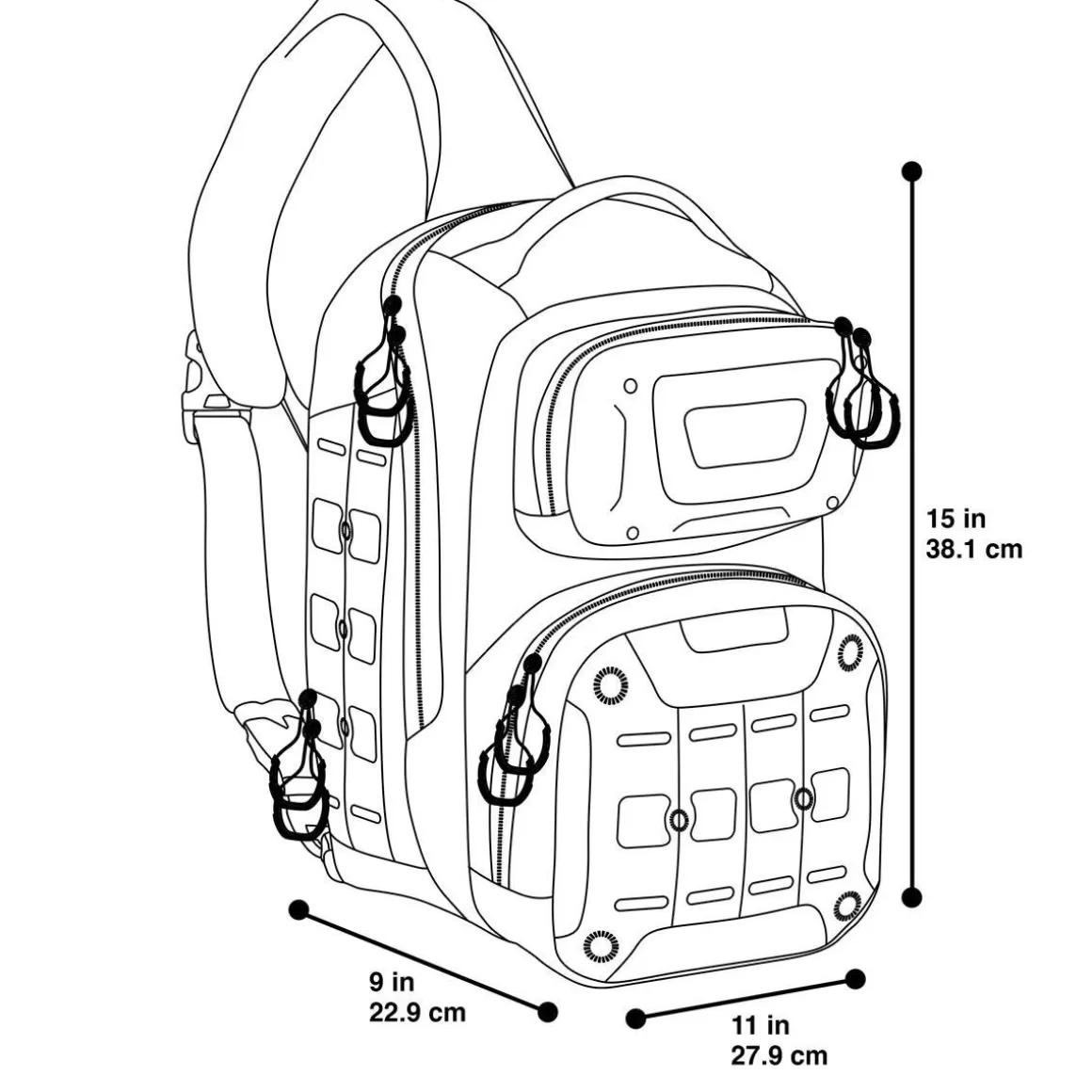 Maxpedition Backpacks & Rucksacks> Edgepeak Ambidextrous Sling Pack Grey