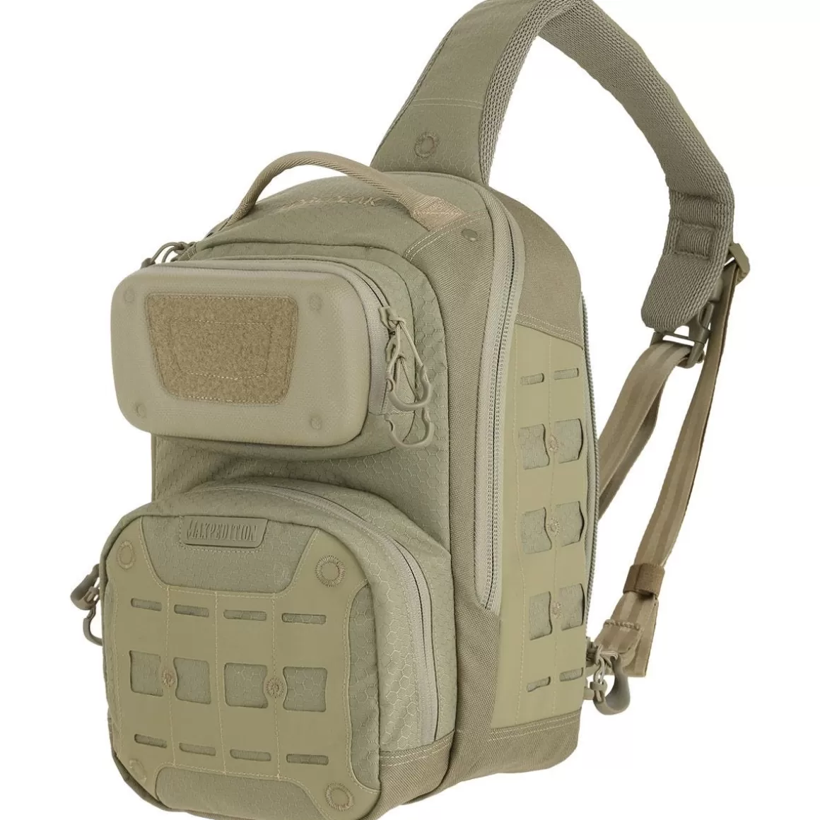 Maxpedition Shoulder Bags> Edgepeak Ambidextrous Sling Pack Tan