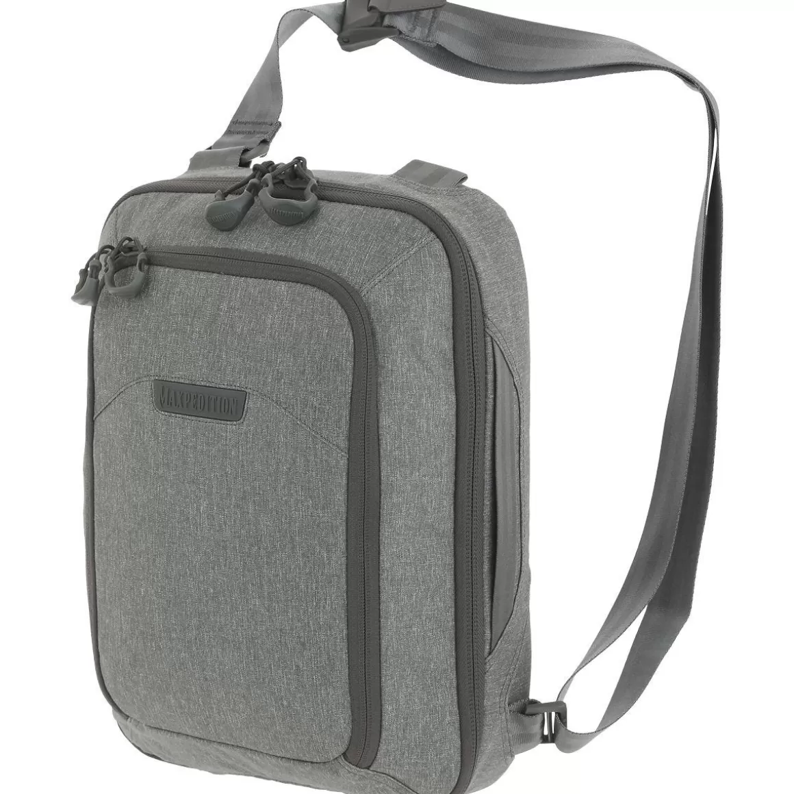 Maxpedition Shoulder Bags> Entity 10 Tech Sling Bag Large Ash