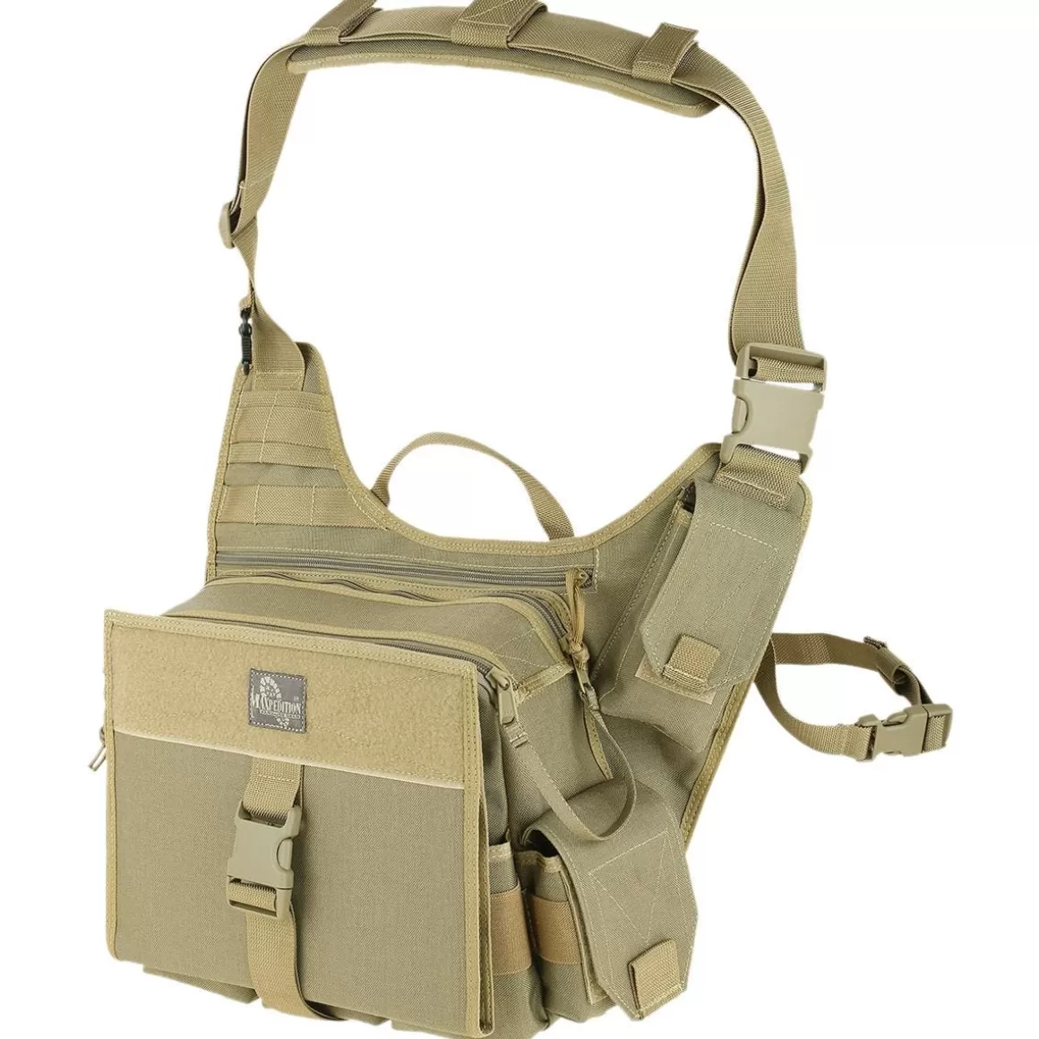 Maxpedition Shoulder Bags> Jumbo A.S.R. Versipack Khaki