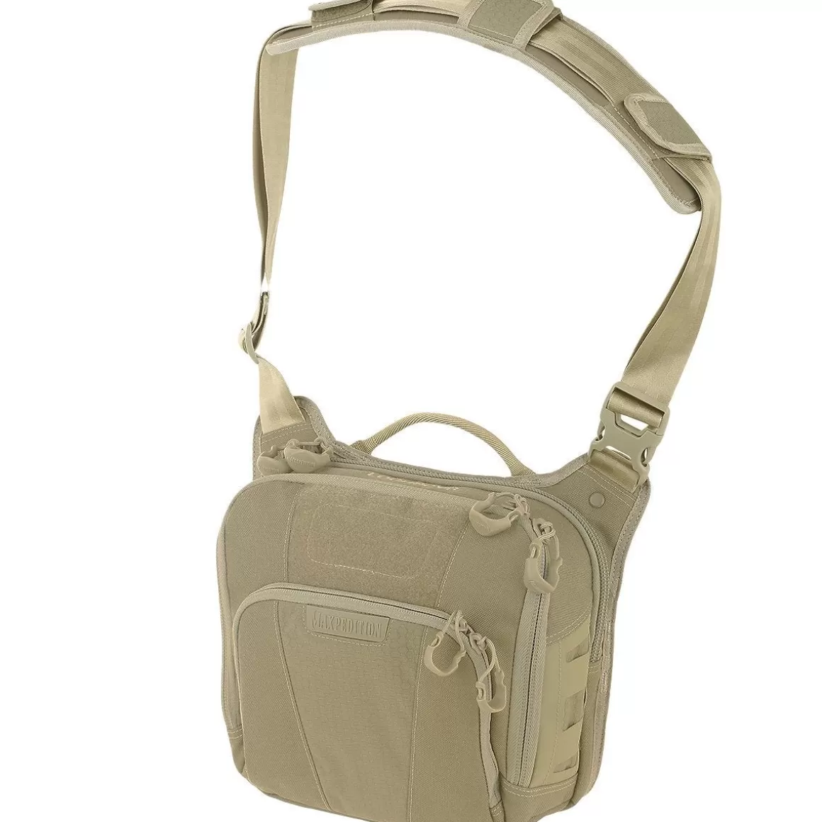 Maxpedition Shoulder Bags> Lochspyr Crossbody Shoulder Bag Tan