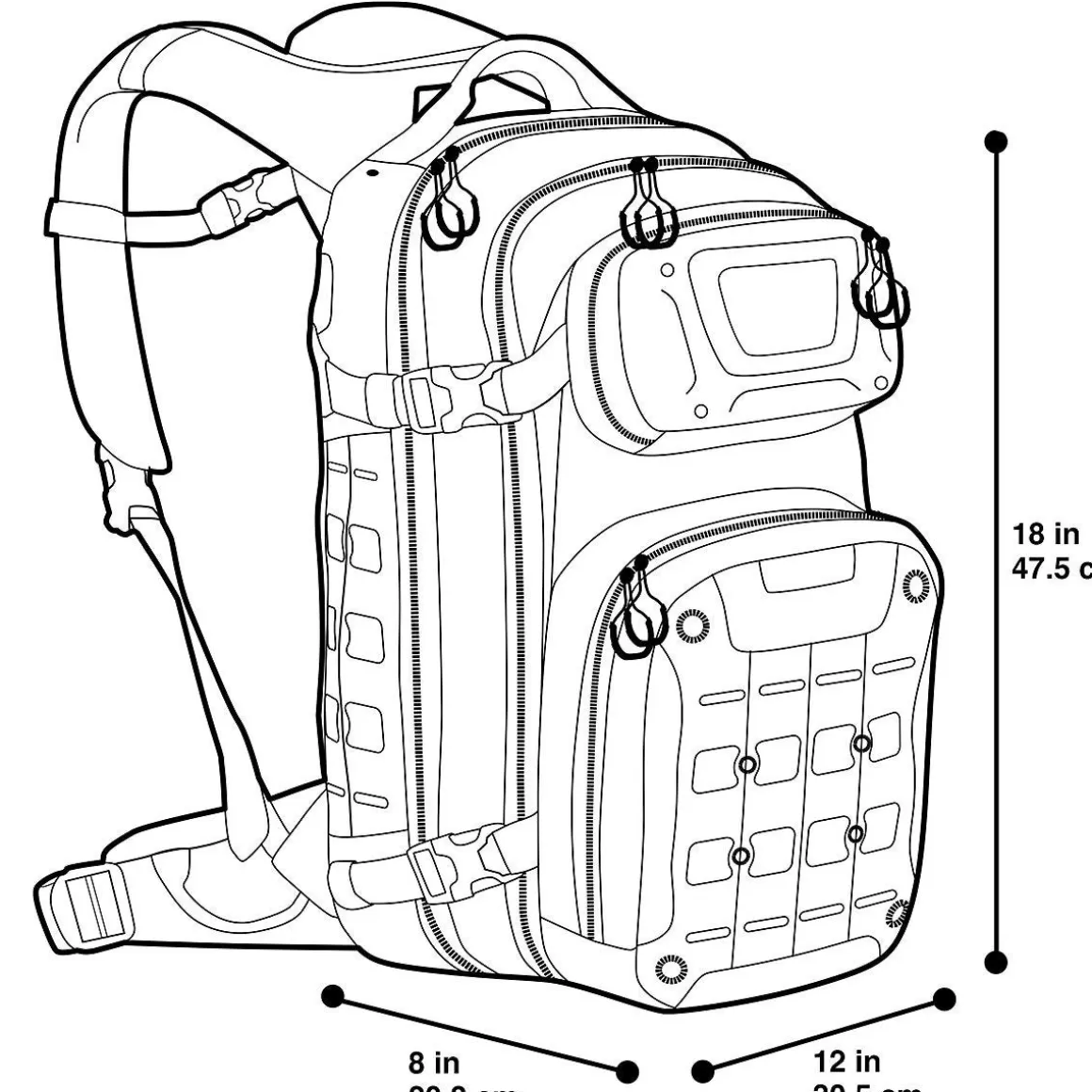 Maxpedition Hydration Packs> Riftcore Backpack Tan