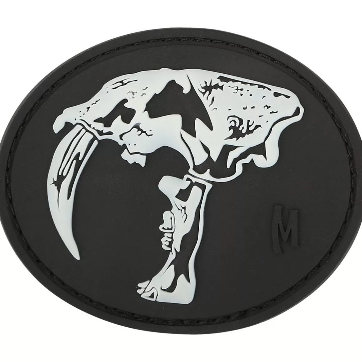 Maxpedition Badges & Patches> Sabertooth Skull (Glow) Morale Patch