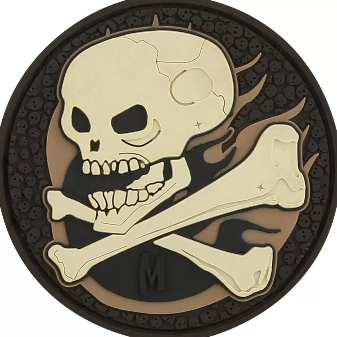 Maxpedition Badges & Patches> Skull (Arid) Morale Patch