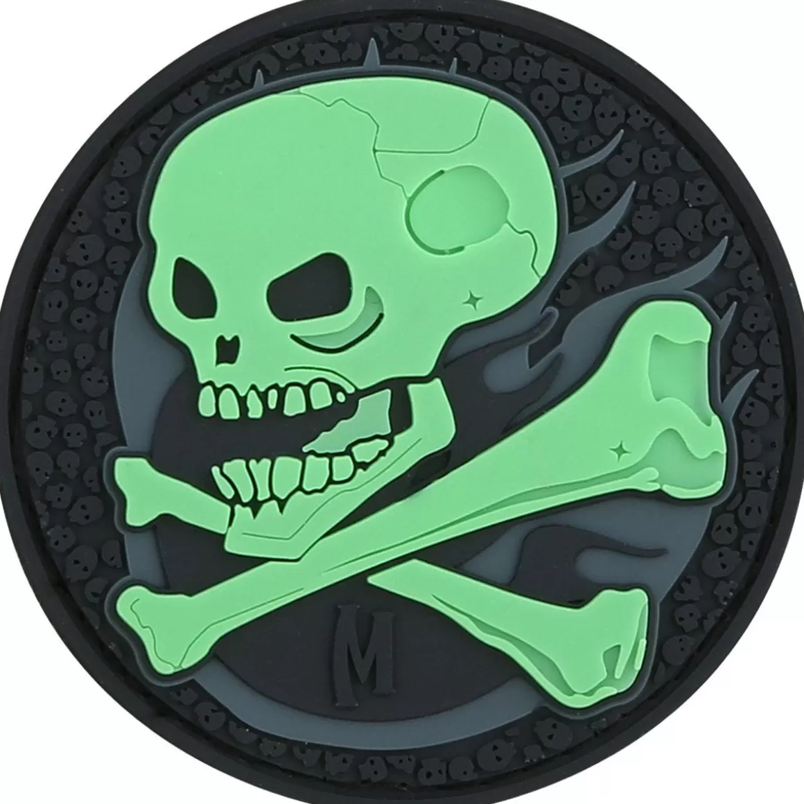 Maxpedition Badges & Patches> Skull (Glow) Morale Patch