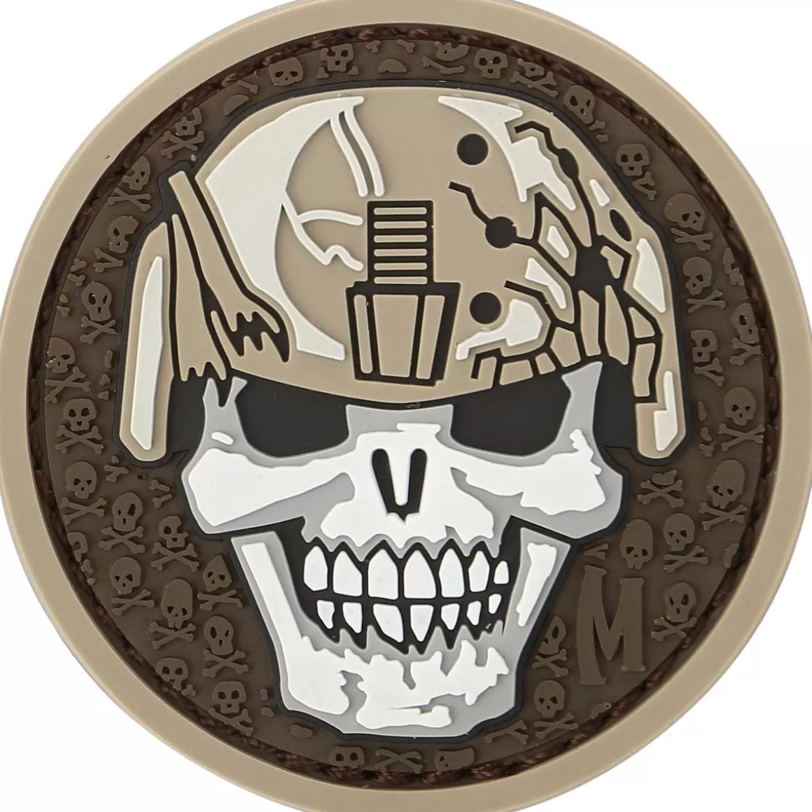 Maxpedition Badges & Patches> Soldier Skull (Arid) Morale Patch