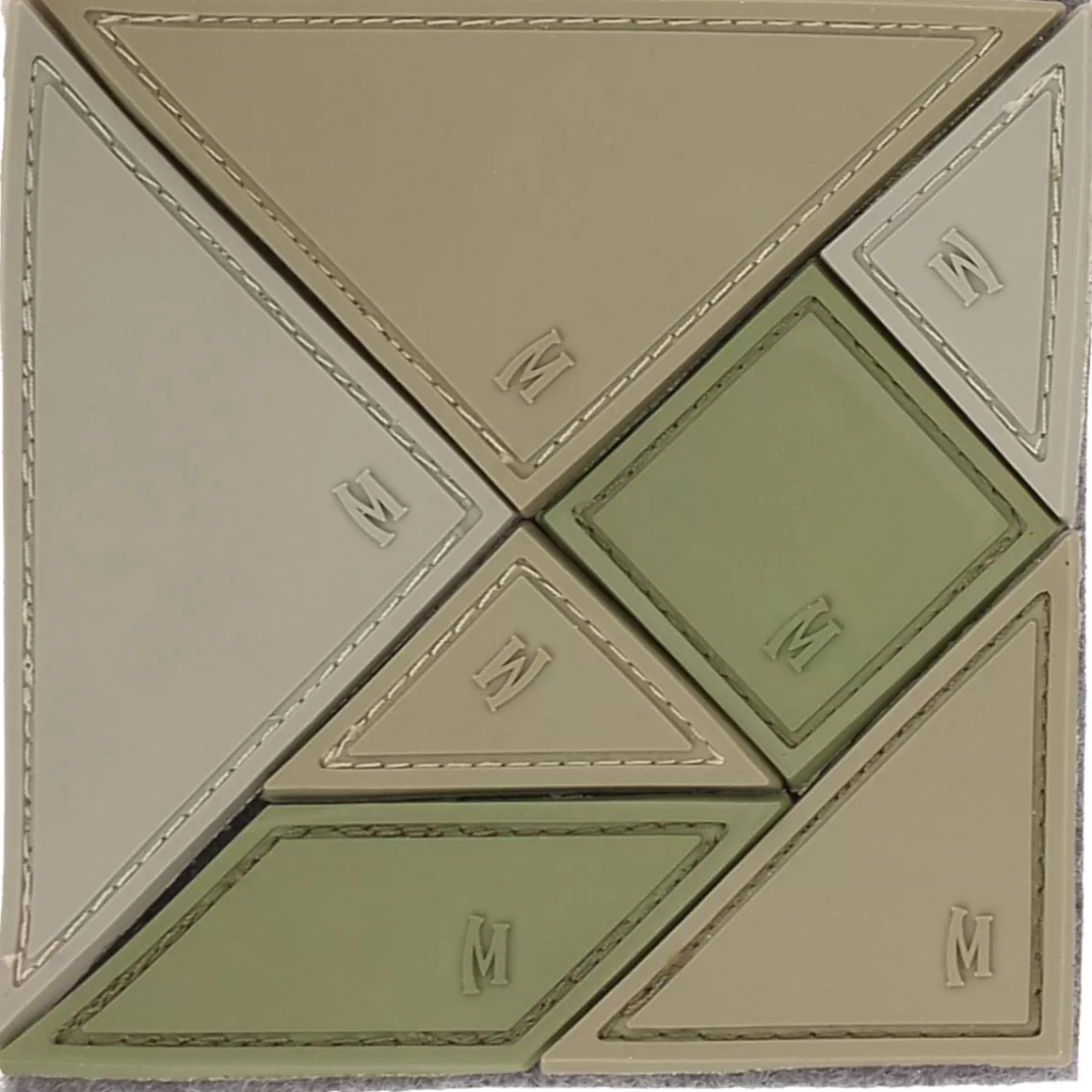 Maxpedition Badges & Patches> Tangram 7-Piece (Arid) Morale Patch