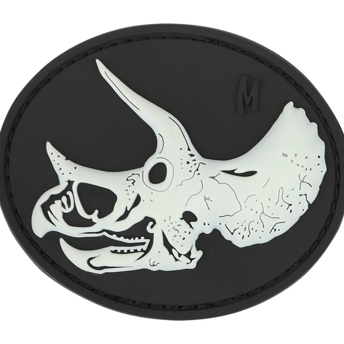 Maxpedition Badges & Patches> Triceratops Skull (Glow) Morale Patch