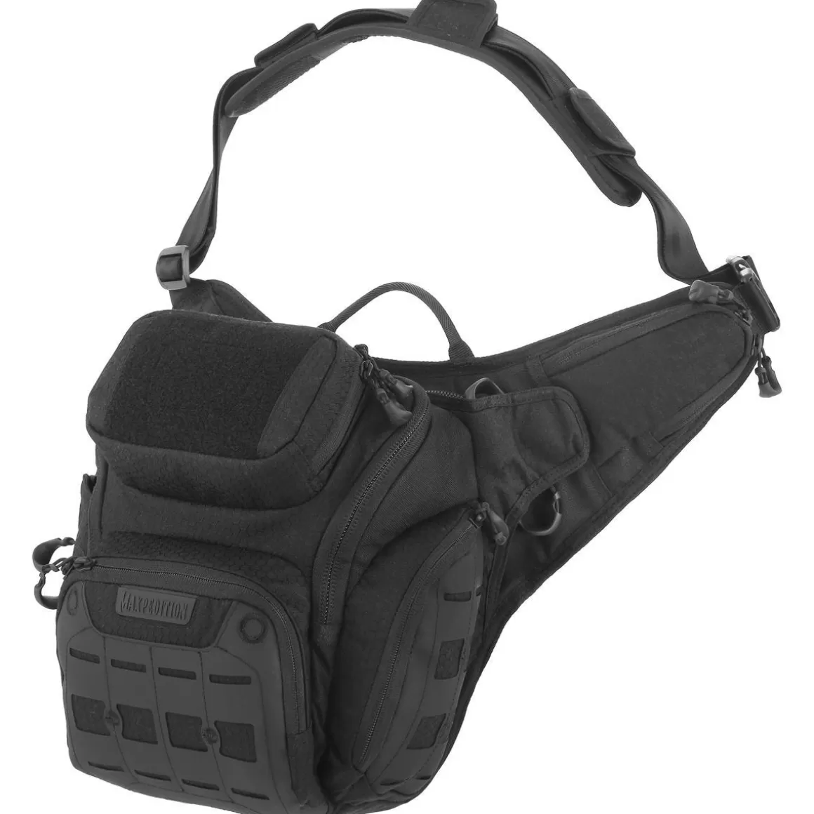 Maxpedition Shoulder Bags> Wolfspur V2.0 Crossbody Shoulder Bag 11L Black