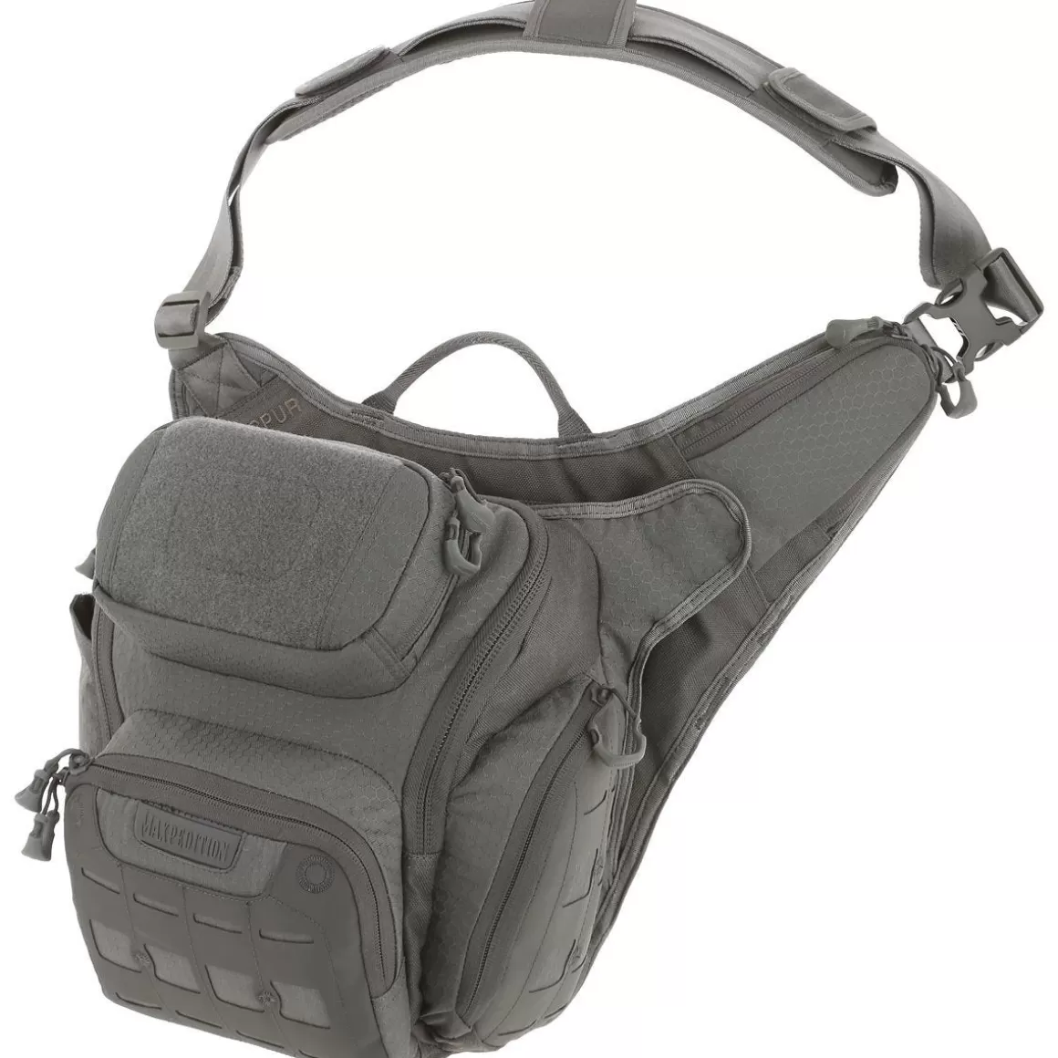 Maxpedition Shoulder Bags> Wolfspur V2.0 Crossbody Shoulder Bag 11L Grey