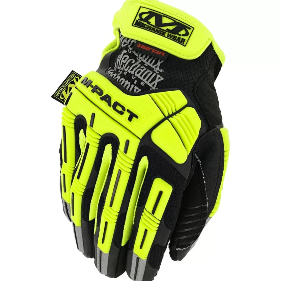 Mechanix Wear Gloves> Cr5 M-Pact Gloves Hi-Viz Yellow