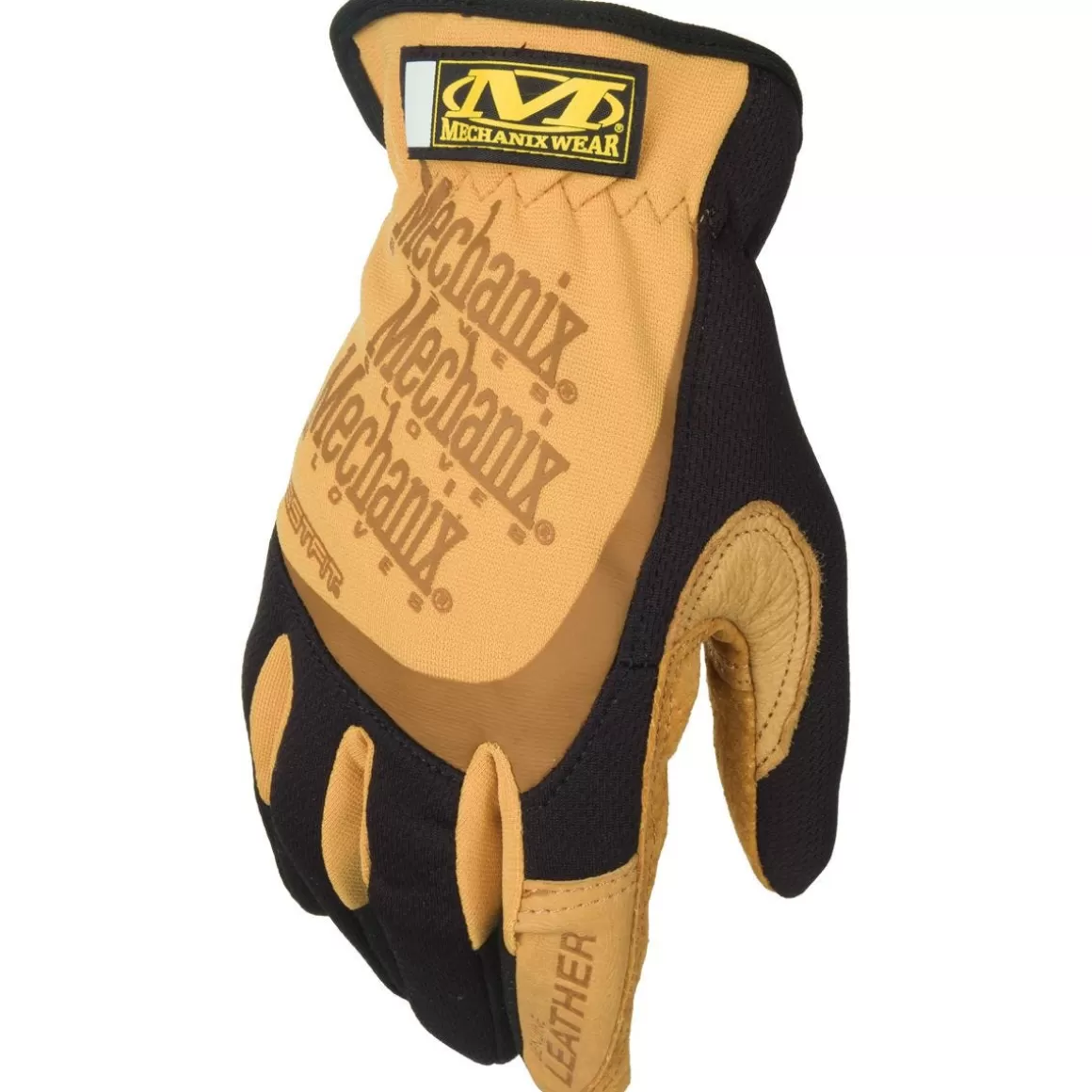 Mechanix Wear Gloves> Fastfit Leather Gloves Brown