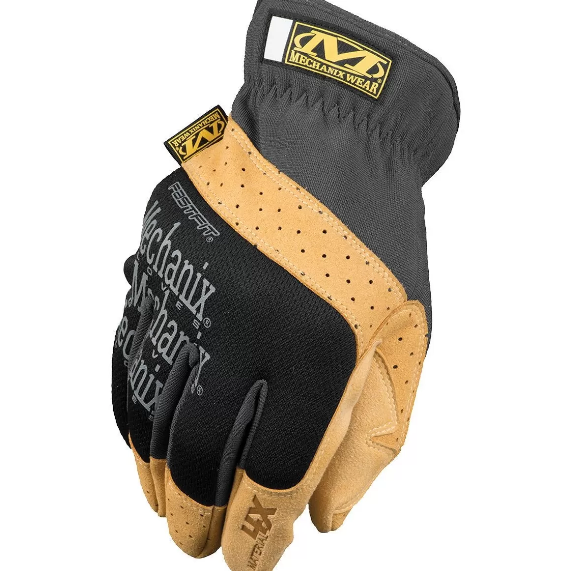 Mechanix Wear Gloves> Fastfit Material4X Gloves Black / Tan