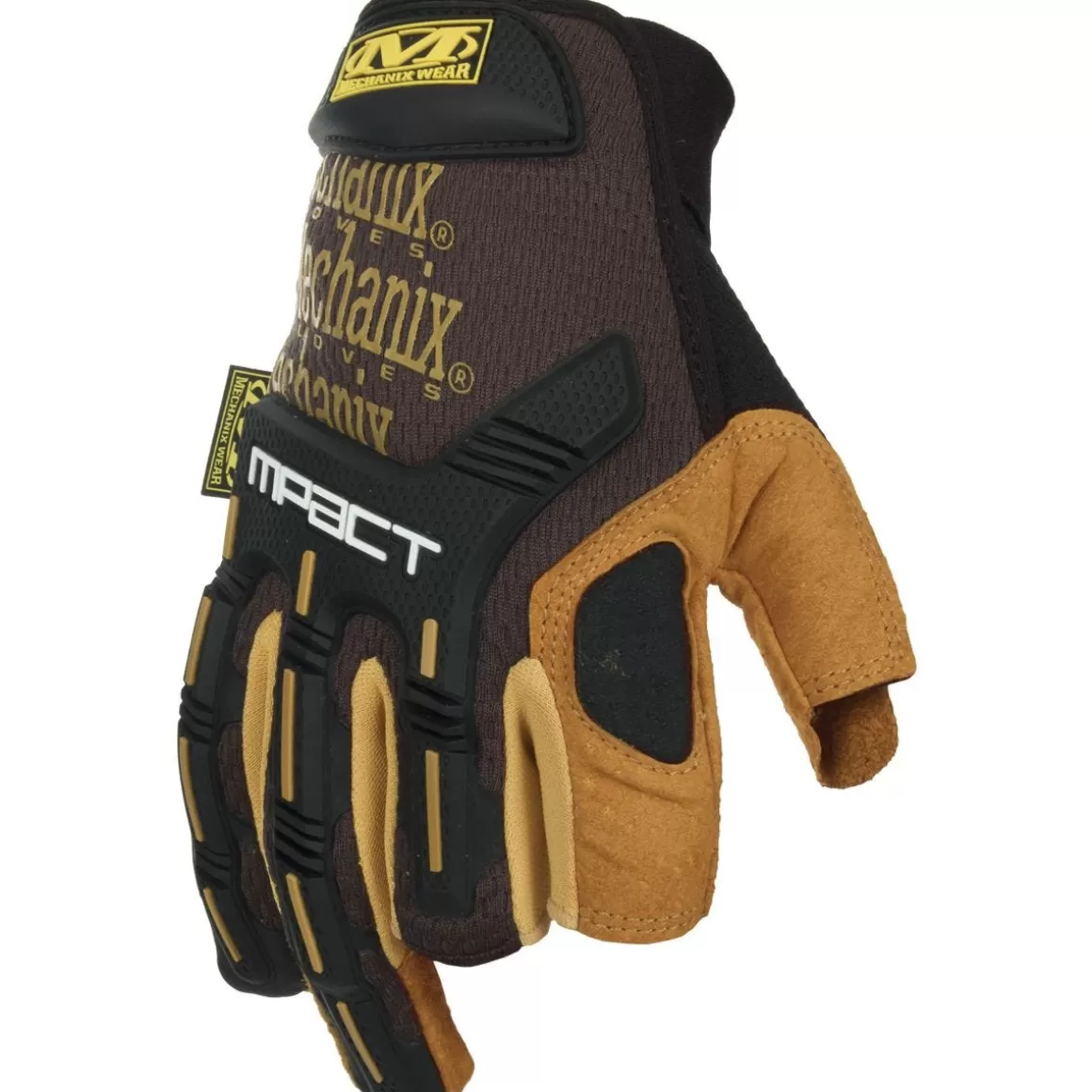 Mechanix Wear Gloves> M-Pact Framer Leather Gloves Ver. 1 Brown