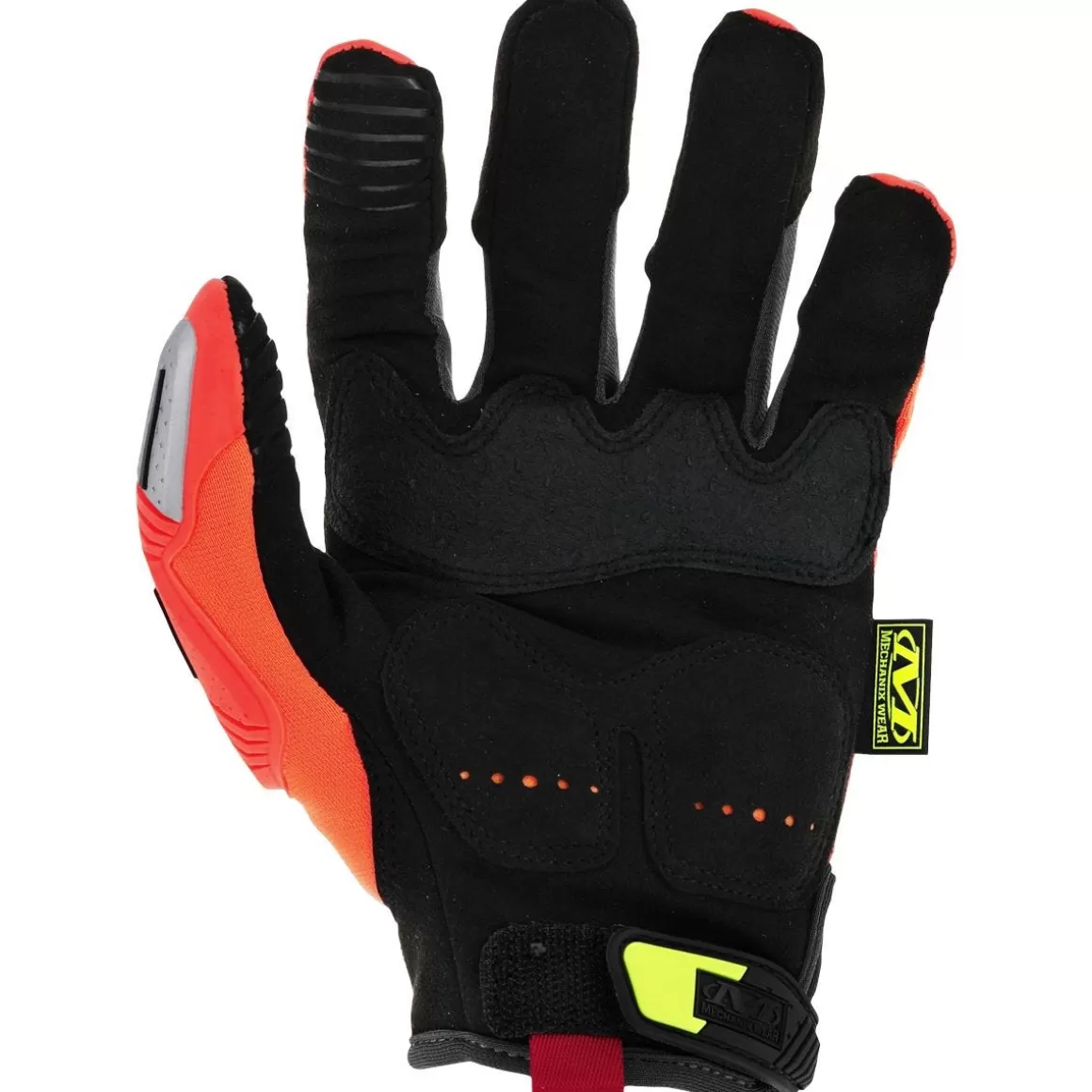 Mechanix Wear Gloves> M-Pact Hi-Viz Gloves Fluorescent Orange