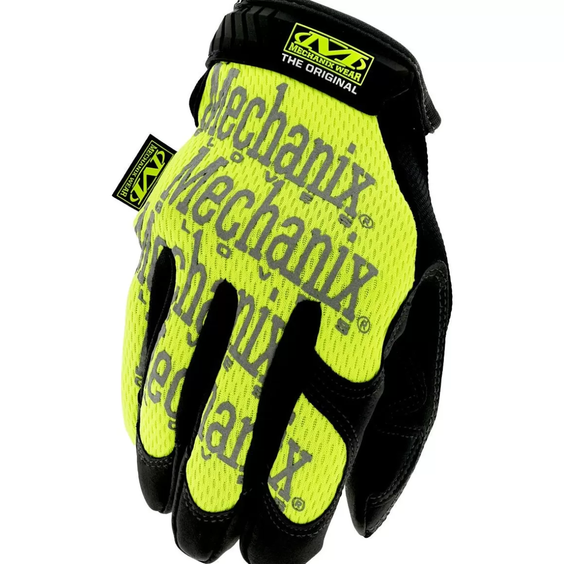 Mechanix Wear Gloves> Original Hi-Viz Gloves Fluorescent Yellow