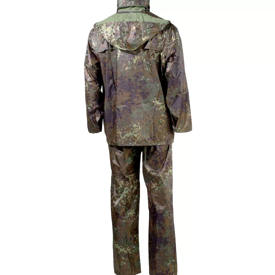 MFH Miscellaneous Accessories> 2-Piece Rain Suit Flecktarn