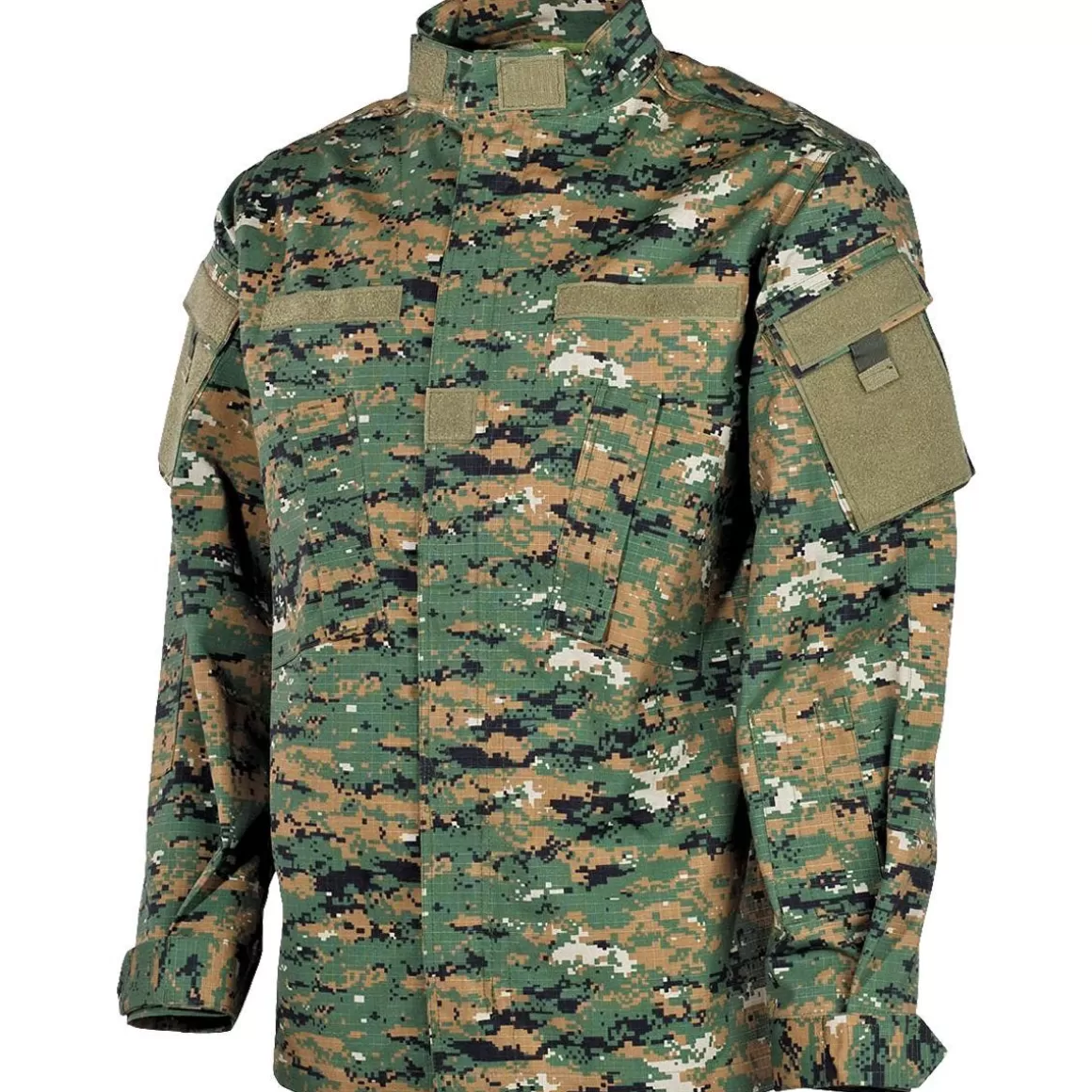 MFH Combat Uniforms> Acu Ripstop Field Jacket Digital Woodland