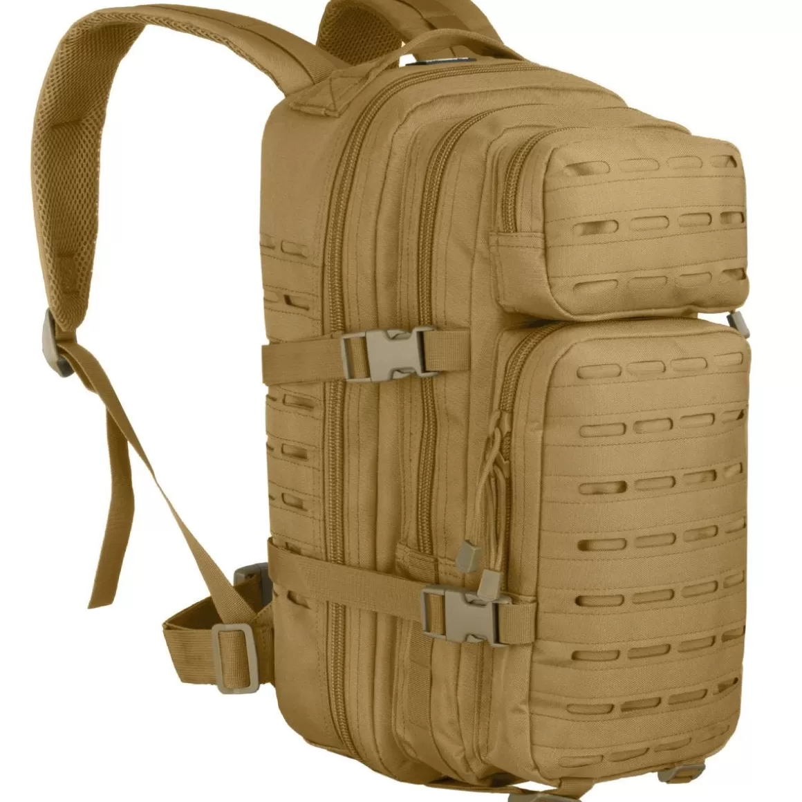 MFH Backpacks & Rucksacks> Assault I Backpack Laser Coyote Tan