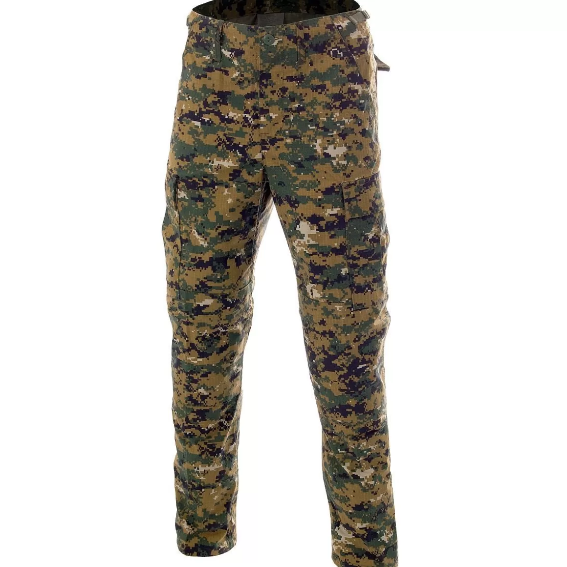 MFH Trousers> Bdu Combat Trousers Ripstop Digital Woodland