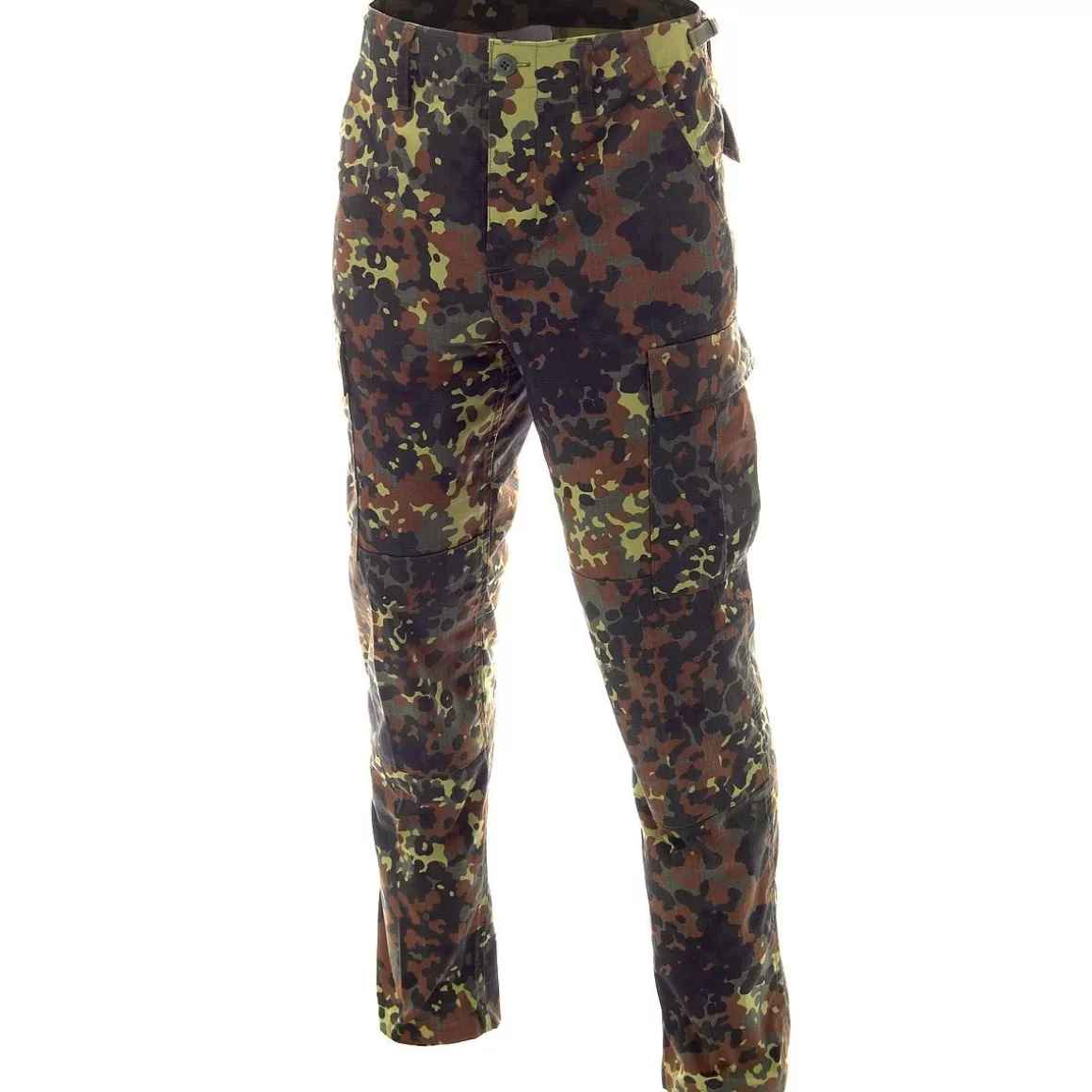 MFH Trousers> Bdu Combat Trousers Ripstop Flecktarn