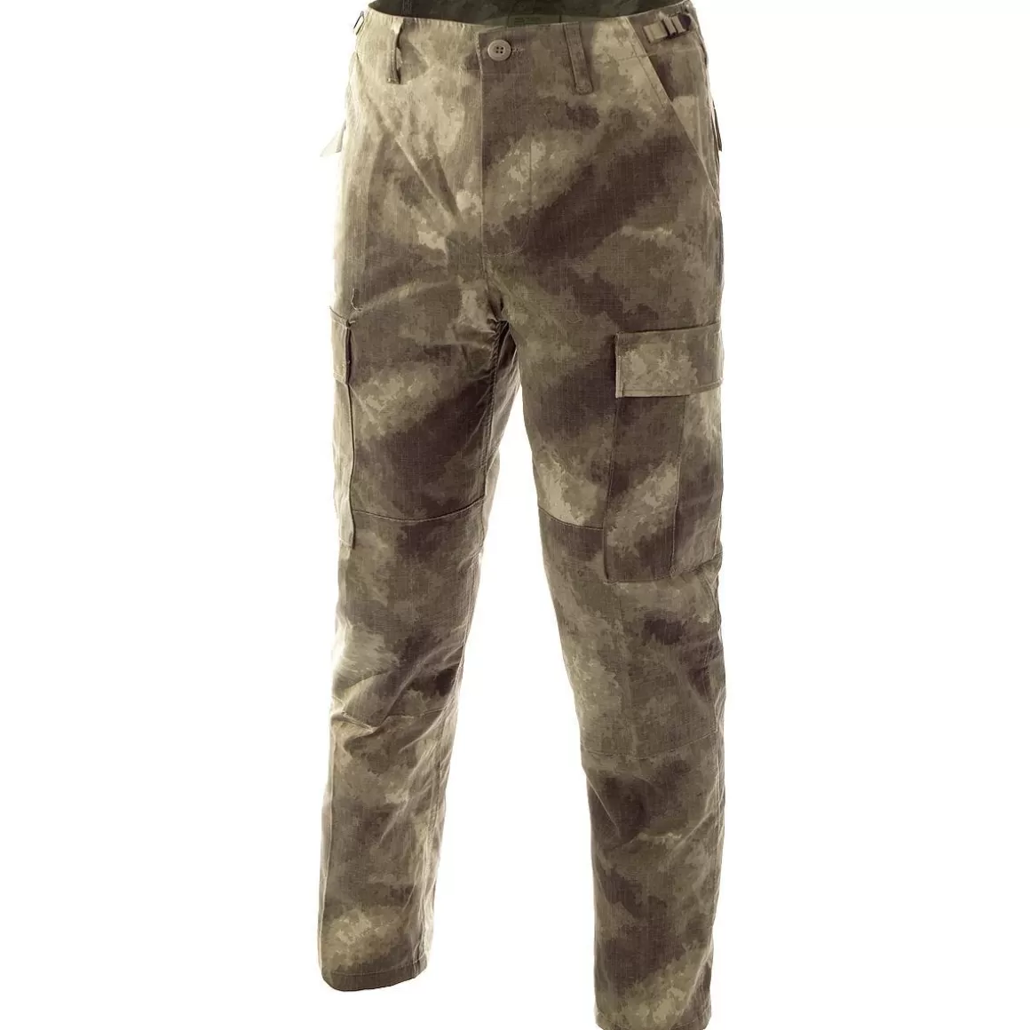 MFH Trousers> Bdu Combat Trousers Ripstop Hdt Camo Au